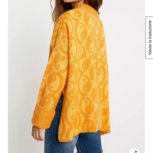 Free People Yin Yang mock neck sweater - Picture 2 of 3